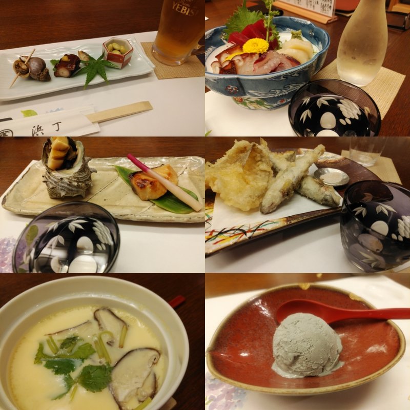 コースメニュー(浜丁寿司)