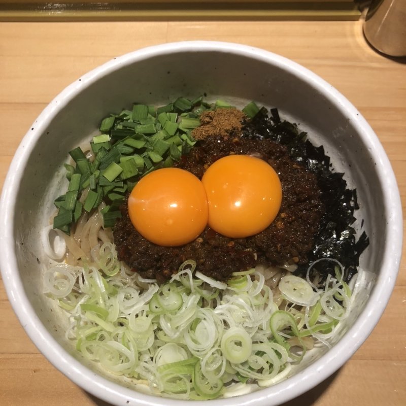 台湾まぜそば卵黄W(てっぺん 勝川店)