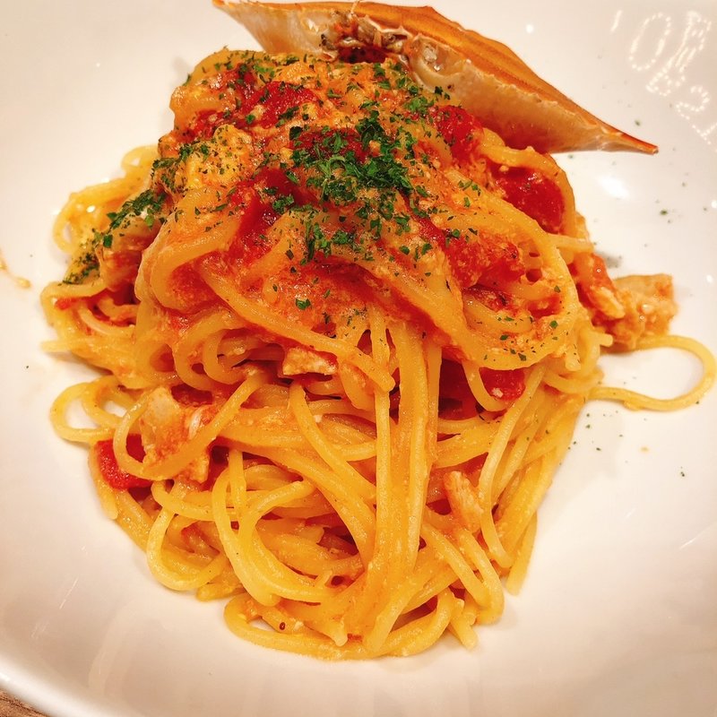かにクリームパスタ(レッドロブスター イクスピアリ店)
