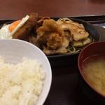ビーフステーキ120g定食(ふらいぱん 浜松町店 )