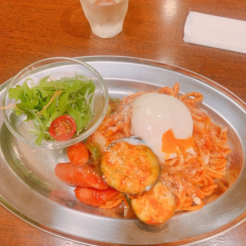 ナポリタンセット(喫茶ネイキッド)