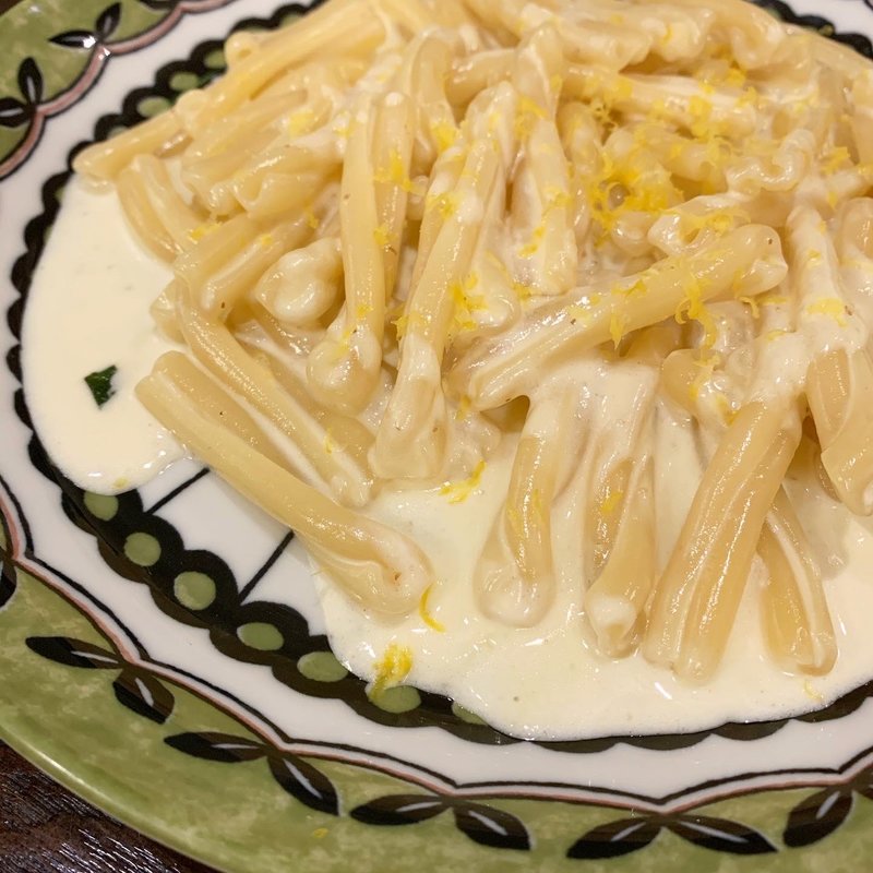 レモンクリームパスタ(ドルチェ)