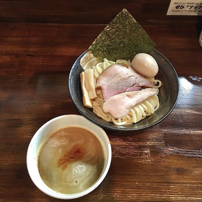 天草大王物語 白湯の章 つけ麺(限定)(麺座 かたぶつ )
