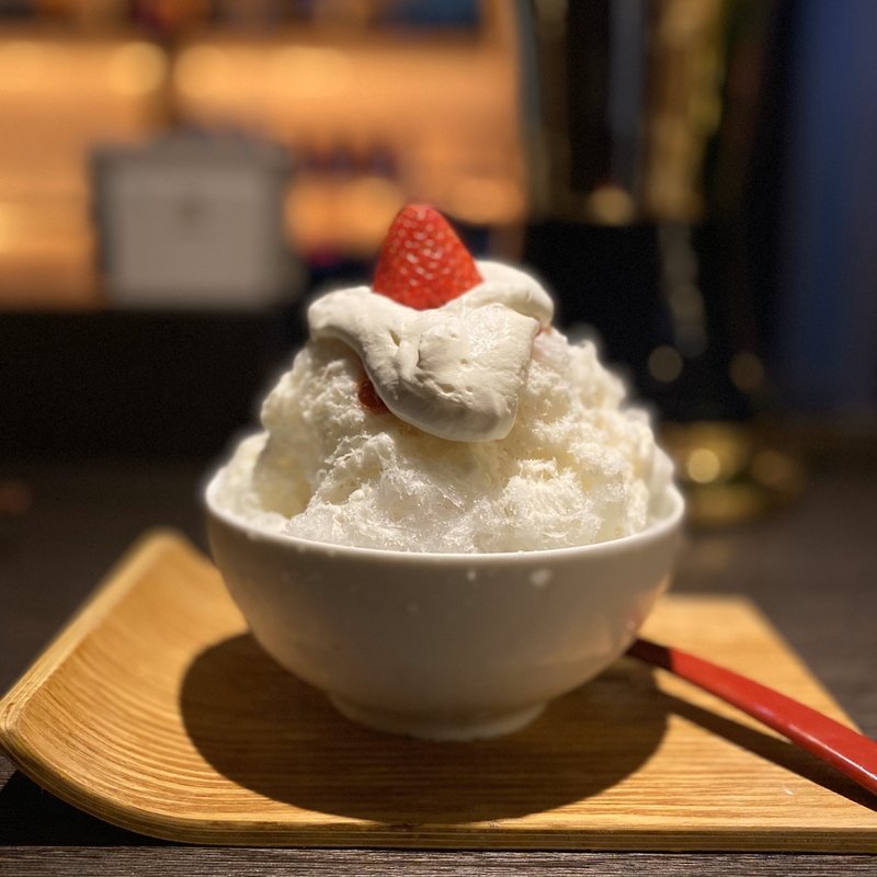 AMATOのかき氷(イタリアン×イザカヤ シオン 藤が丘)