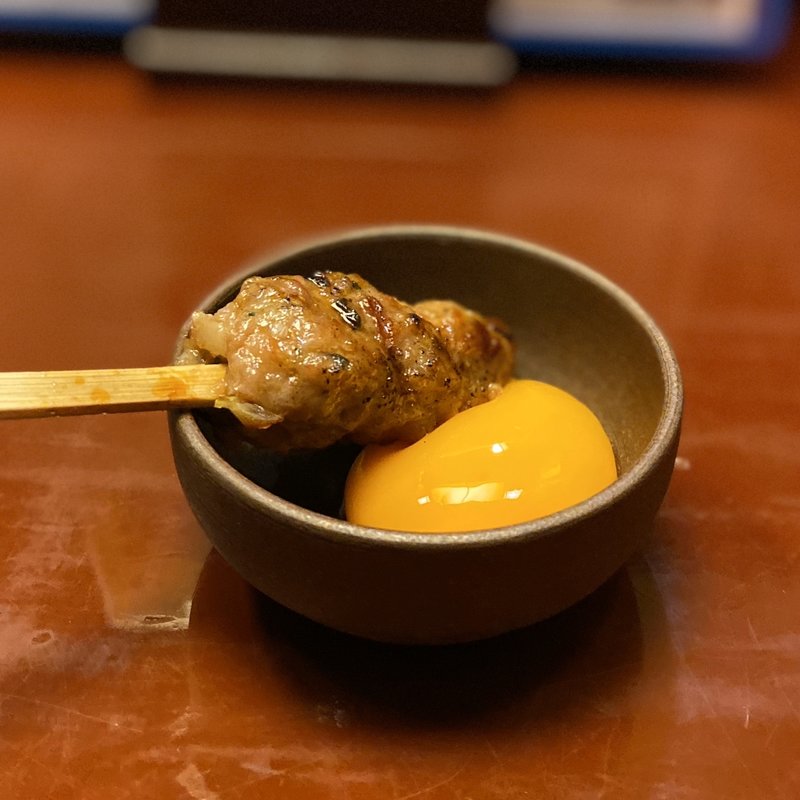 月見つくね(焼鳥処 きわみ)