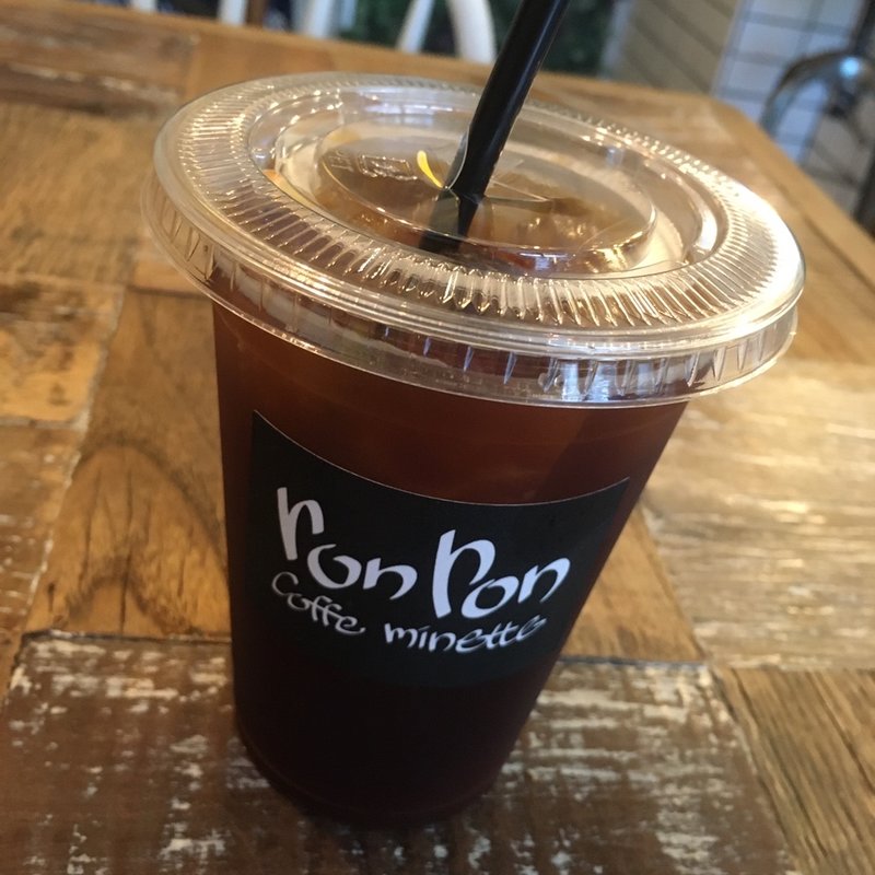 アイスコーヒー(ronron coffee minette)