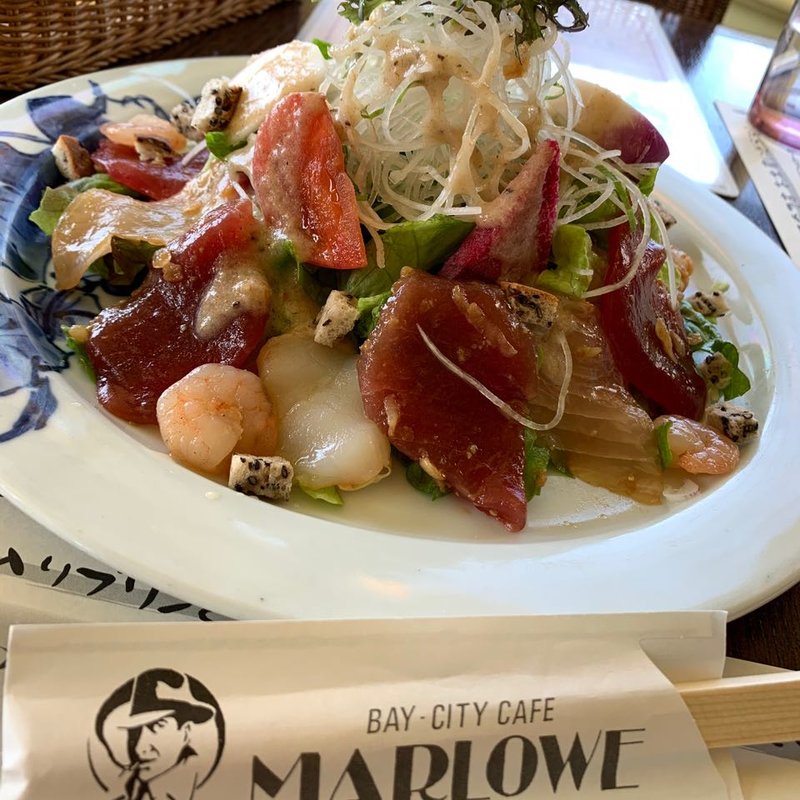 お刺身風盛り合わせサラダB(マーロウ 秋谷本店)