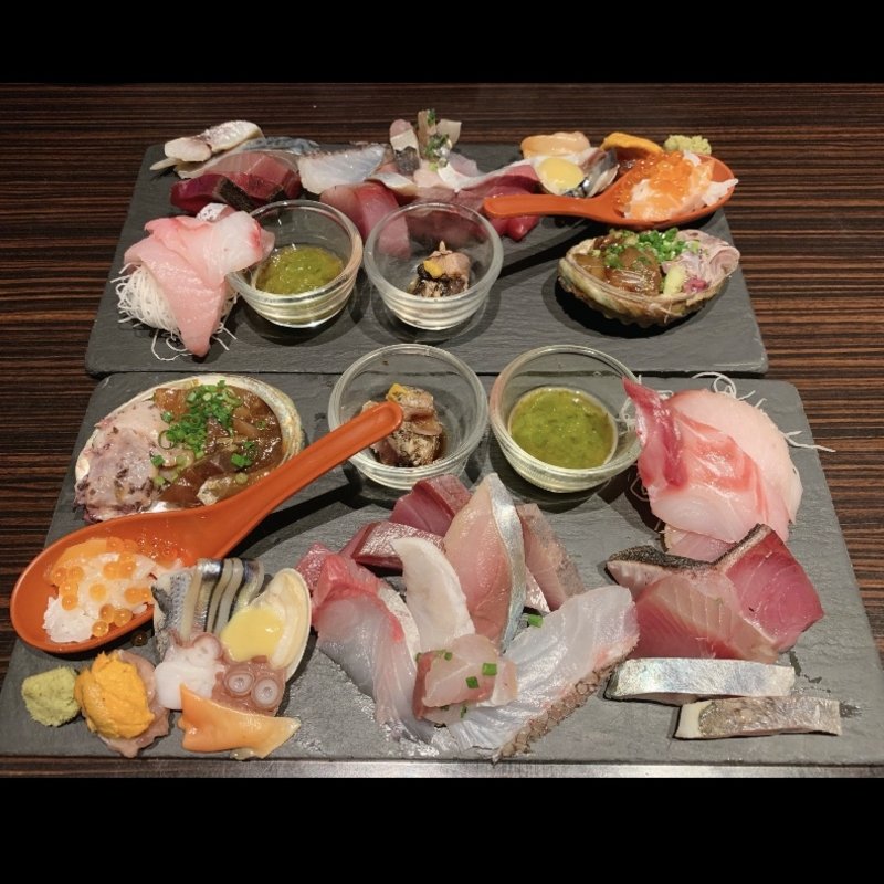 お刺身7種盛り(福岡 小野の離れ)