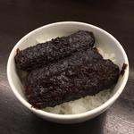 味噌串カツ丼（自作の組み合わせメニュー）(博多とんこつ 豚の足跡)