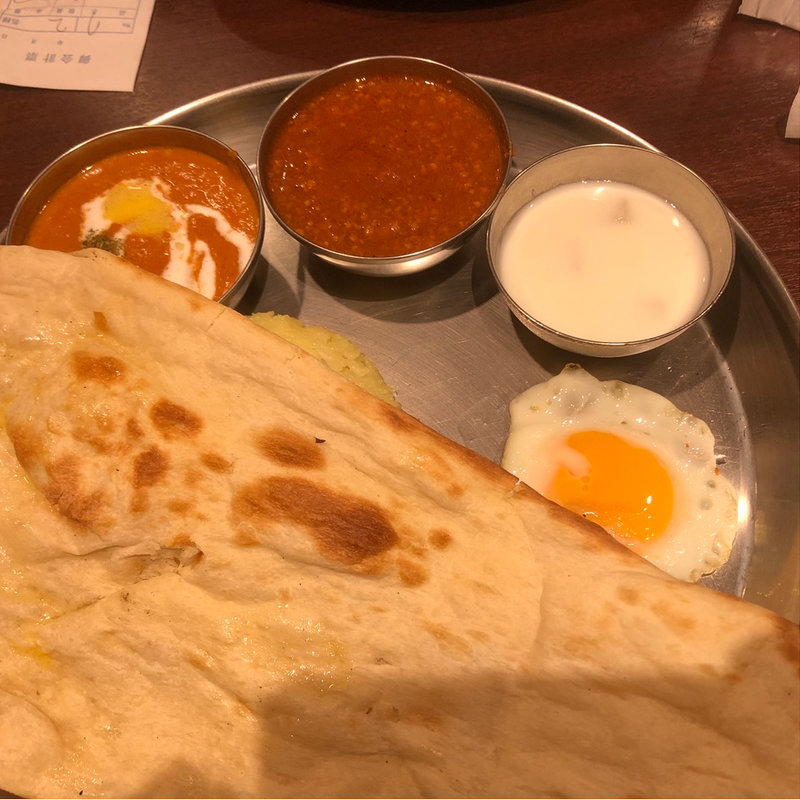 インドカレー定食(インド定食ターリー屋 南新宿店)