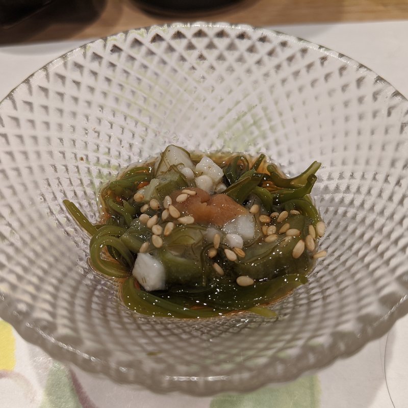 メカブとオクラ(Hanare by 山正 （ハナレ バイ ヤマショウ）)