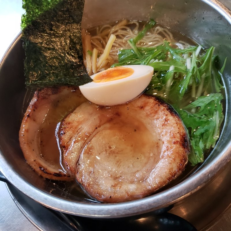 炙りチャーシューらーめん　塩　淡麗(ZUND-BAR)