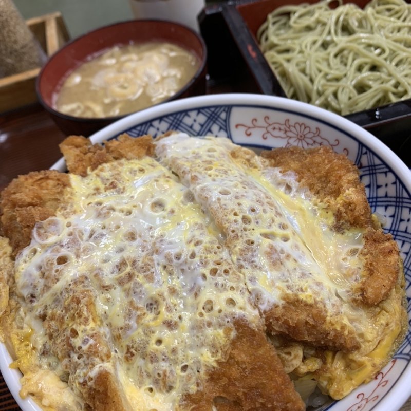 かつ丼セット(そば処 銀座 満留賀)