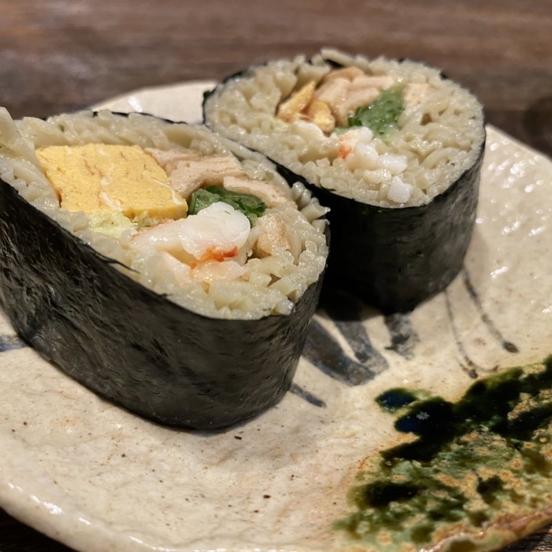 蕎麦寿司(蕎麦 やっ古)