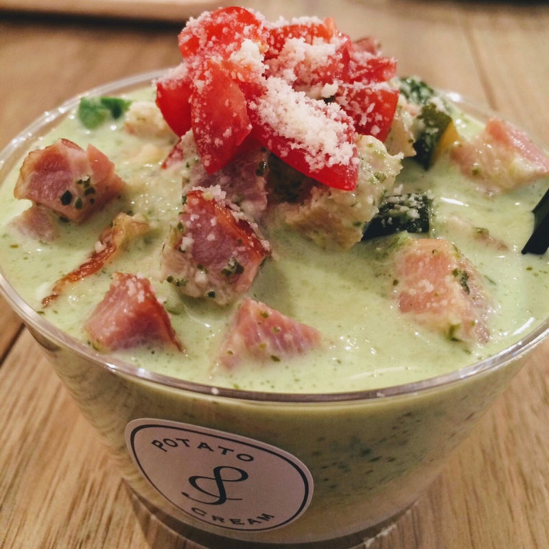 アスパラとベーコンのジェノベーゼポテトクリーム(Potato Cream / potato cream よる)