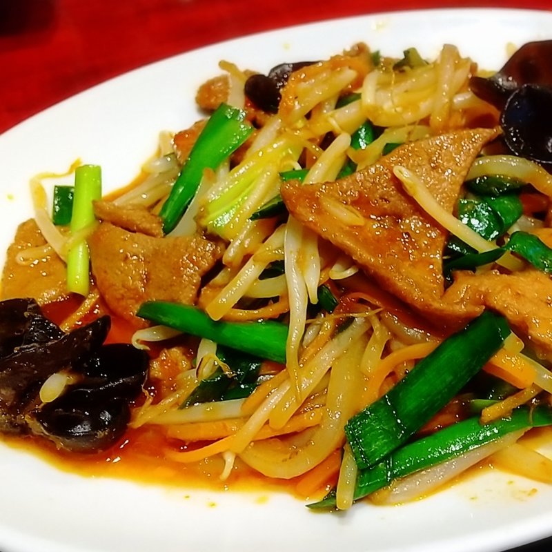 ニラレバ炒め(中国料理 天府)