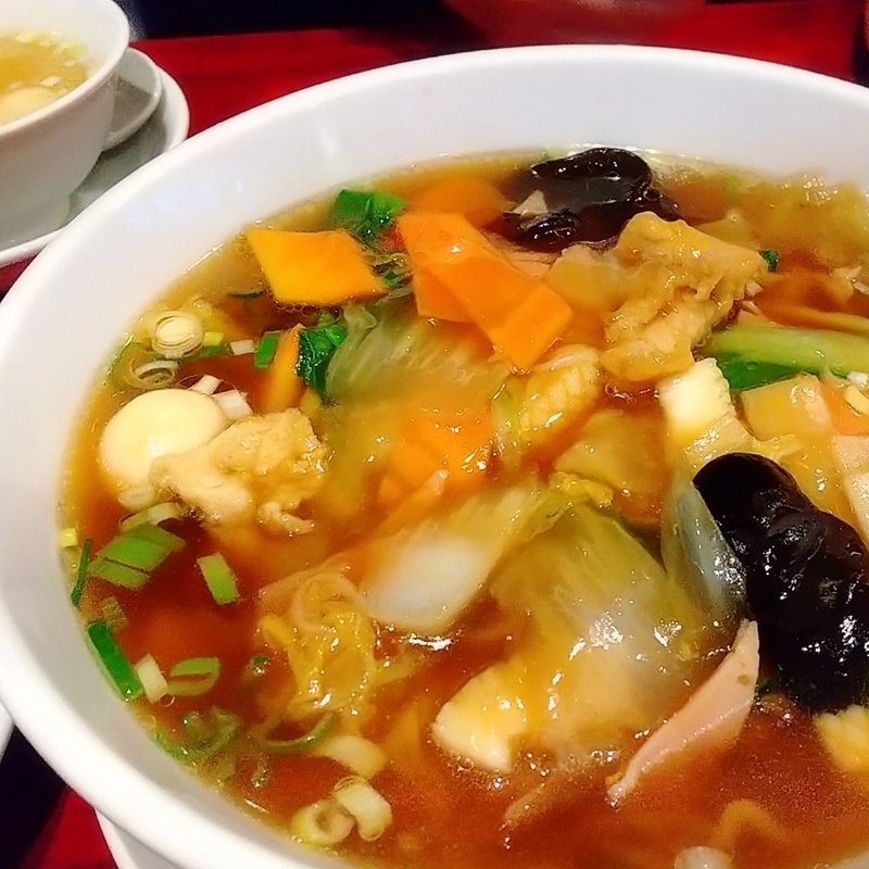 五目ラーメン(中国料理 天府)