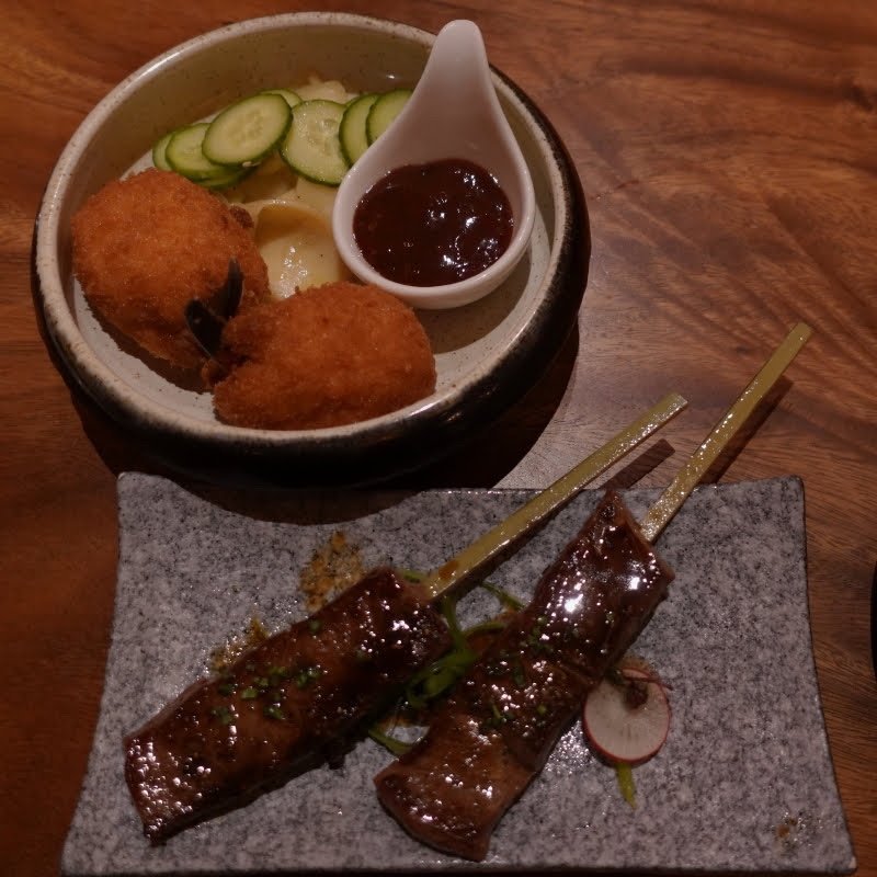 wagyu steak skewers(PALETTE TEA AND DINNER)