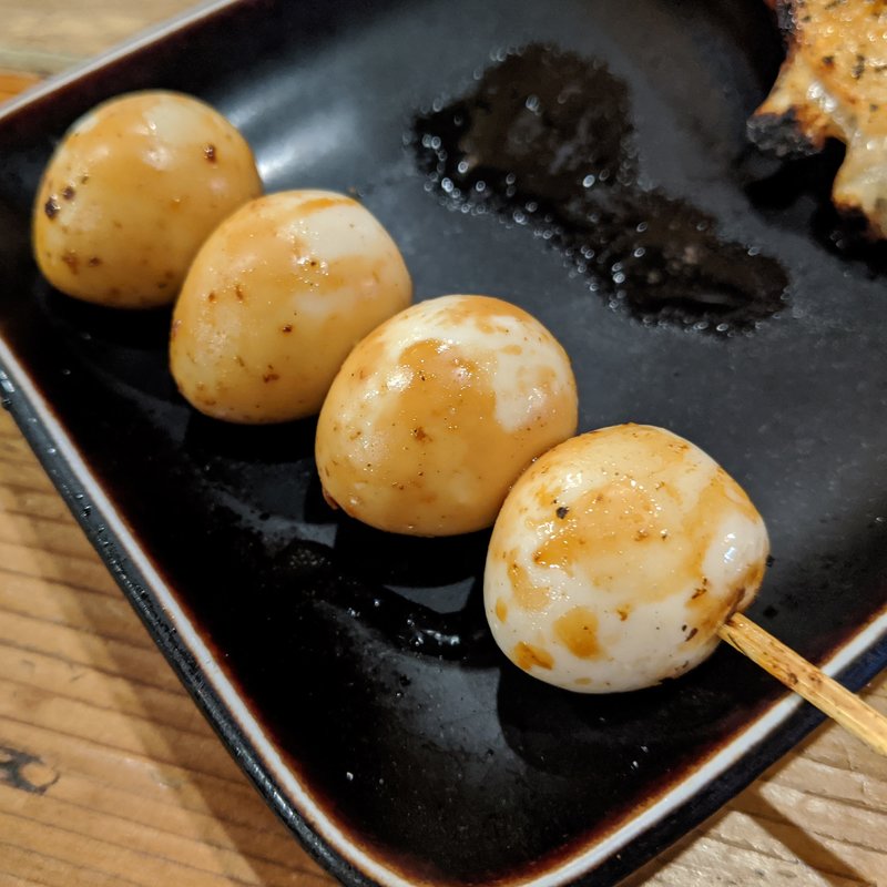 うずら卵(焼鳥ことぶき )