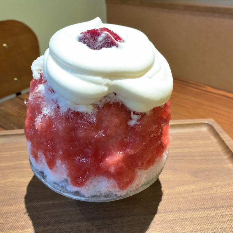 ブラッドピーチミルク(川越 これがかき氷)