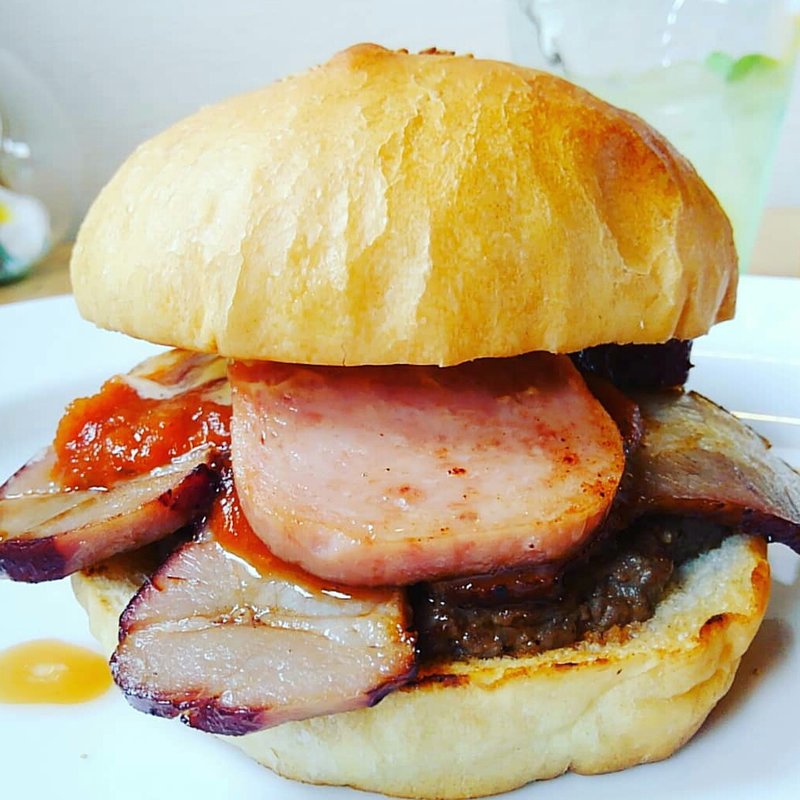 ジャストミートバーガー(アオラニカフェ)