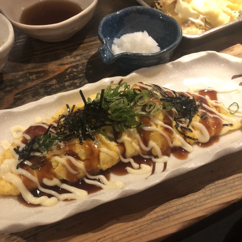 とんぺい焼き(立ち呑み あたりや食堂 なんば店)