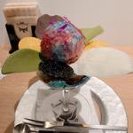 紫陽花(夜パフェ専門店モモブクロ)