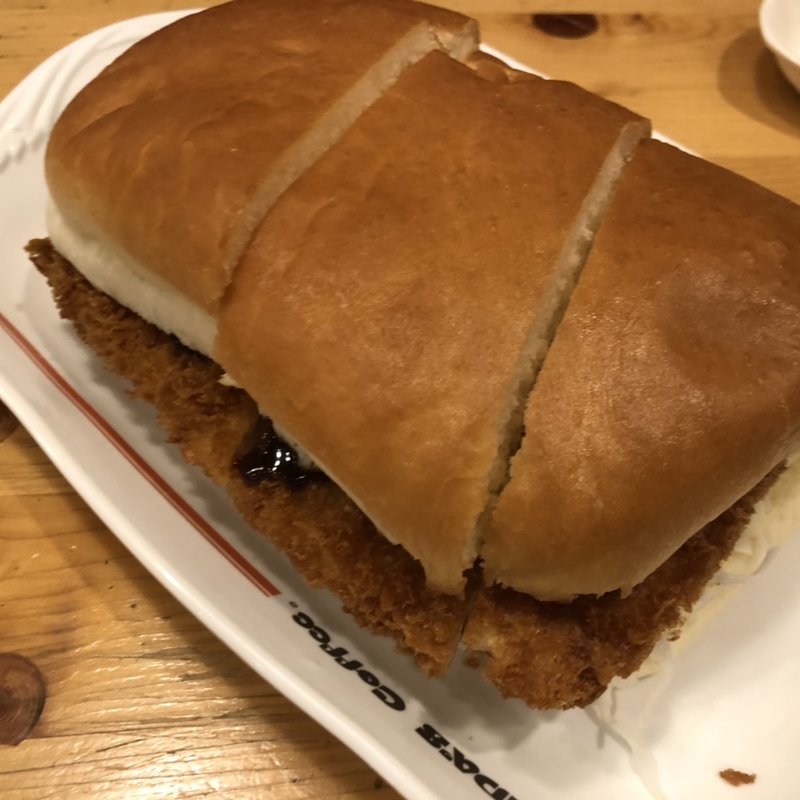 味噌カツパン(コメダ珈琲店 武蔵小山店)