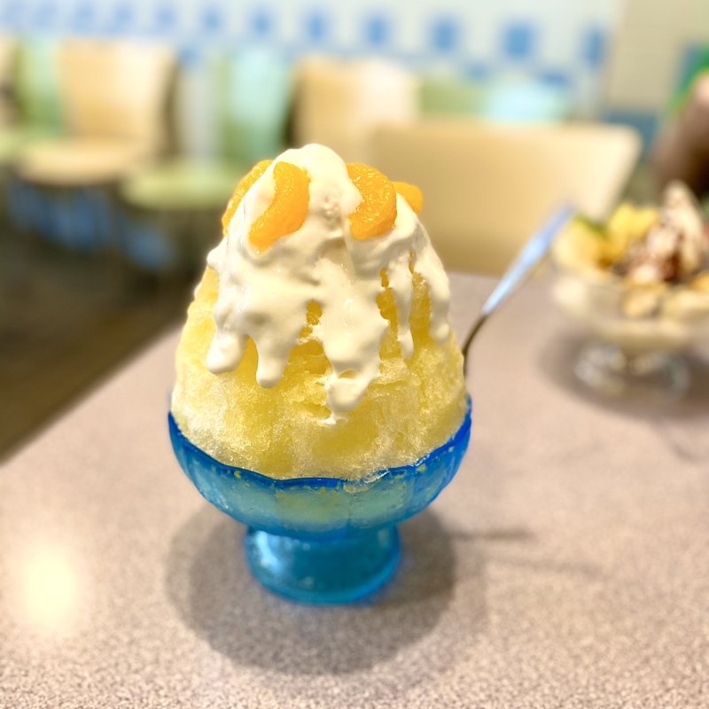 氷みかんヨーグルトソフト(カドヤ 東店)