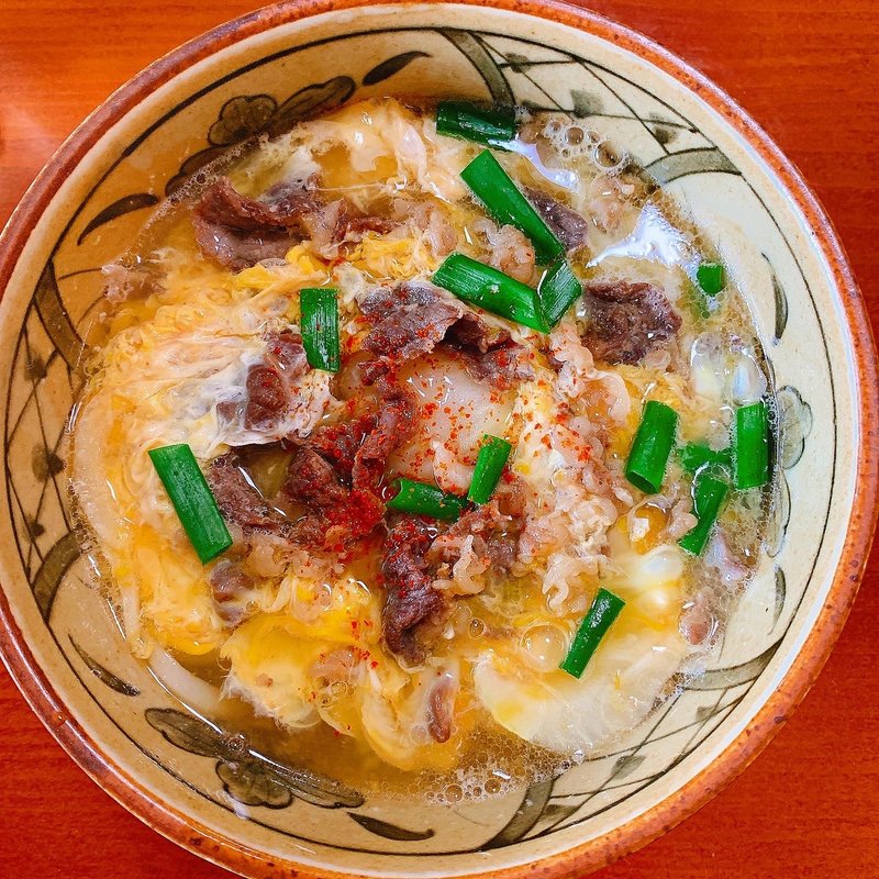 玉子とじうどん(三八うどん)