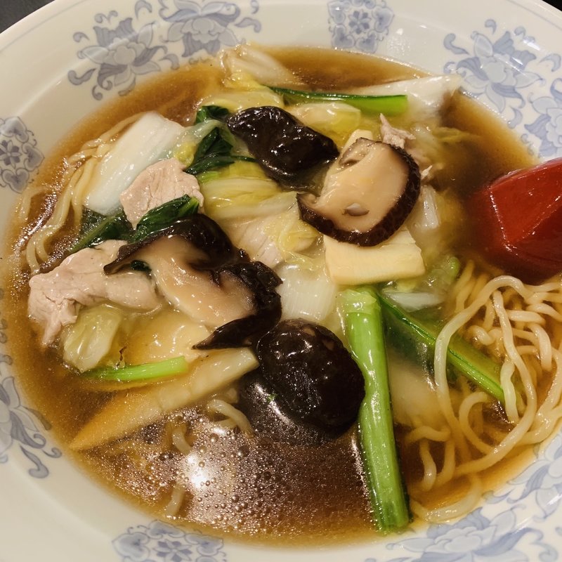 椎茸ソバ(中華料理オトメ)