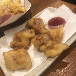 鶏しそ巻天ぷら（紀州梅肉ソース添え）(鳥貴族 弁天町店)