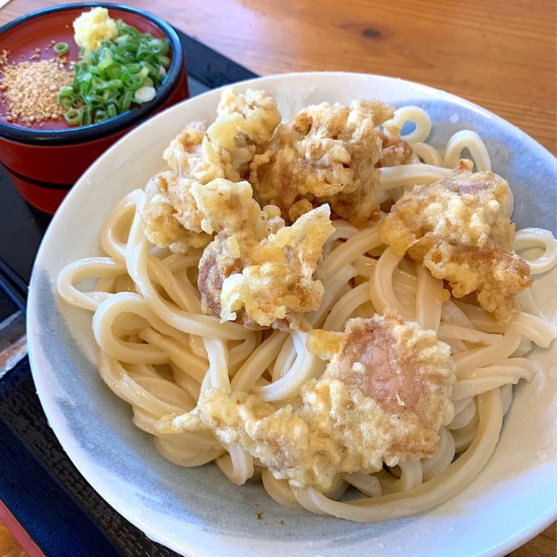 とり天ぶっかけ(うどん田中 )