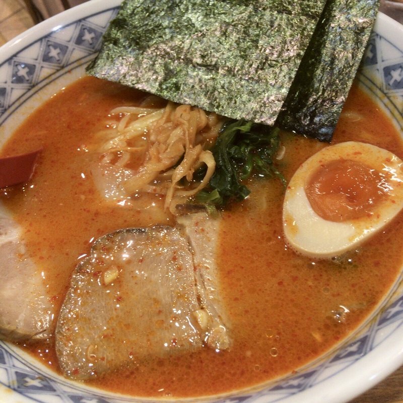 地獄ラーメン1234丁目エンマ 辛さ5段階(ラーメン濱正)