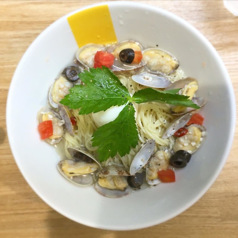 冷製ボンゴレ(塩生姜らー麺専門店MANNISH亀戸店)