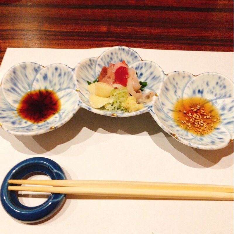 すっぽん肝刺し(すっぽん　田一)