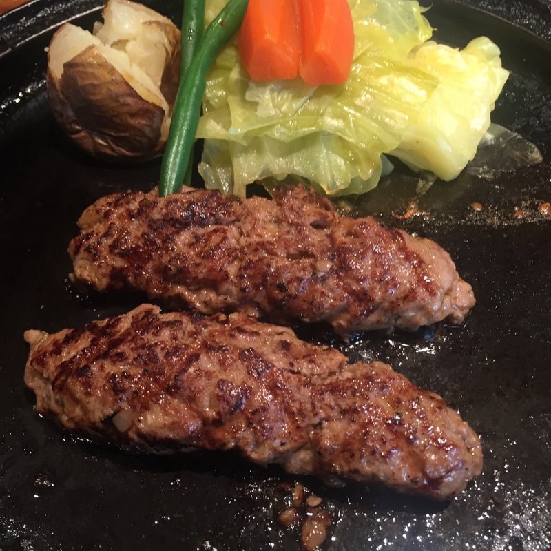 炭火焼きハンバーグランチスタンダード(グリルＫ)