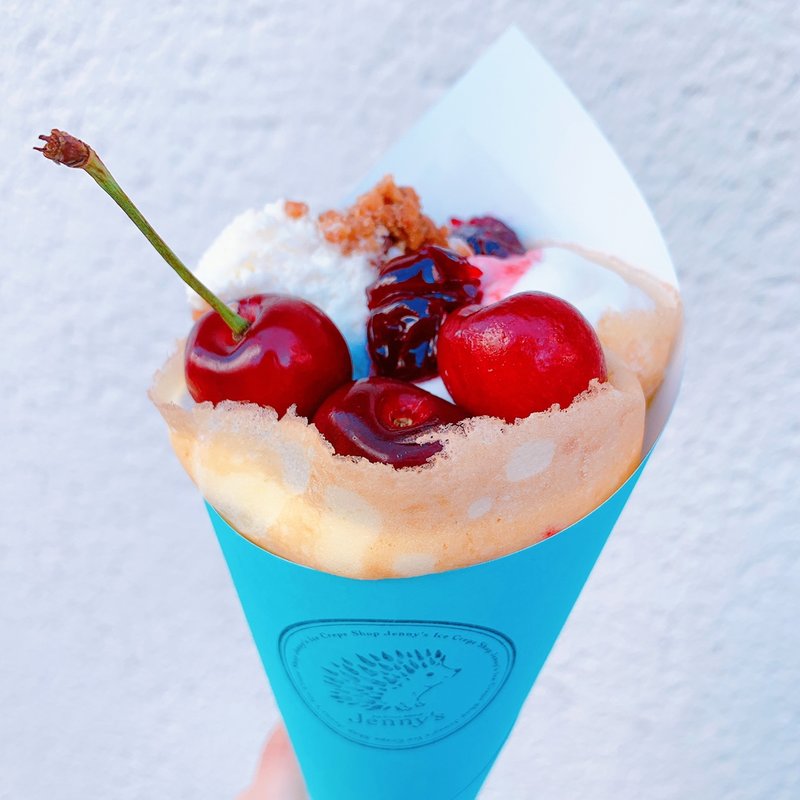 チェリーレアチーズタルト(Jenny's Ice Crepe SHOP)