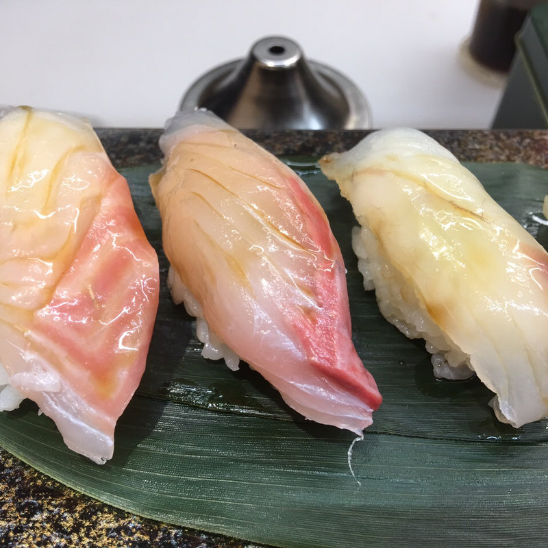 本日(6/17)の3貫(仙令鮨 仙台駅３階店)