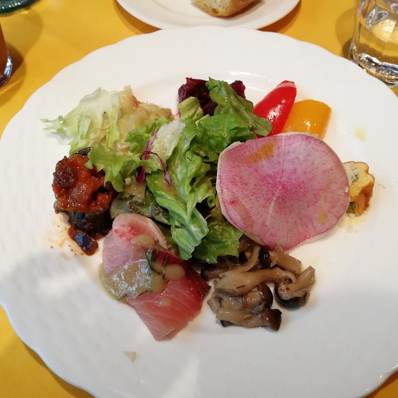 ランチコース(Pescheria La Luna Rossa)