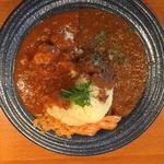 あいがけカレー(三軒茶屋　ガリガリマキオカリー)