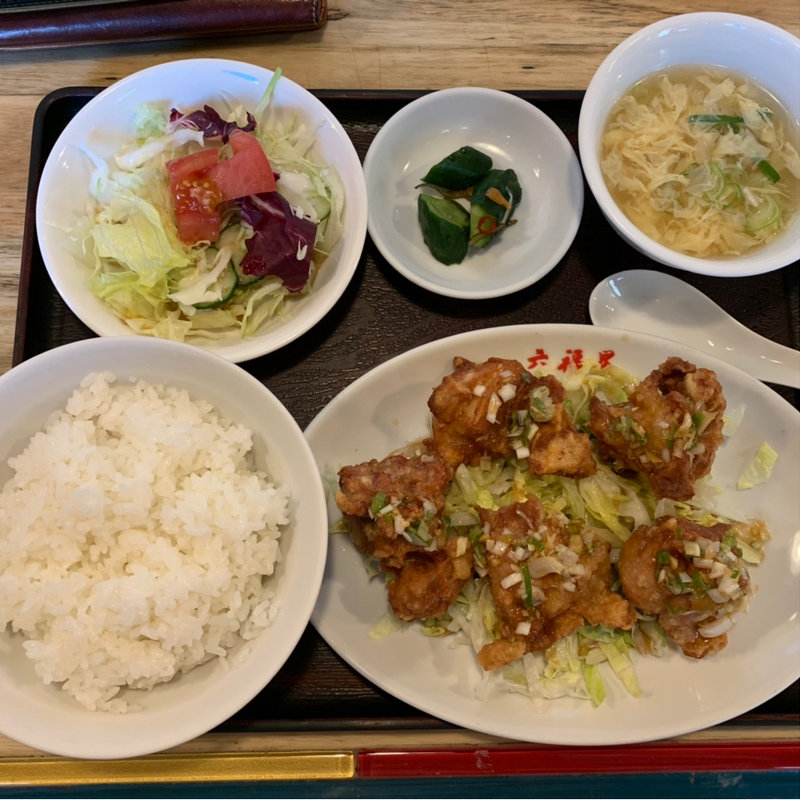 鶏の唐揚げ　油淋ソース定食(福星門 （フクセイモン）)