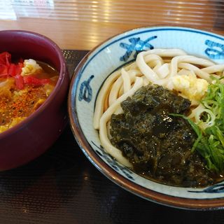 ミニカレーセット(鳴門製麺 越谷店)