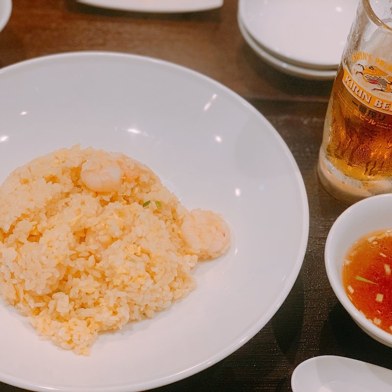 海老炒飯セット(中華遠藤)