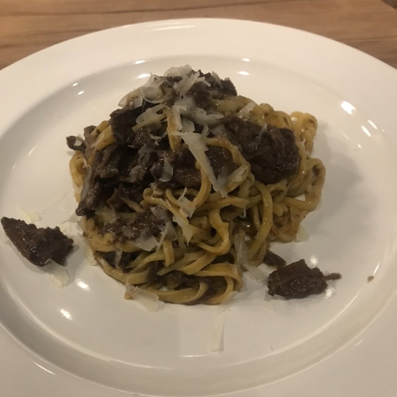 エゾジカのフィットチーネ(オステリア87(オッタンタセッテ))