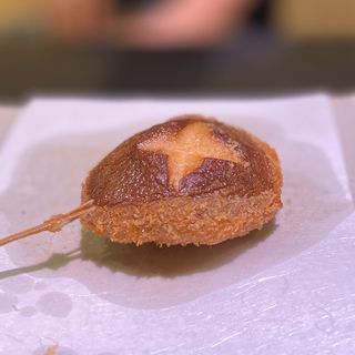 椎茸肉詰め(串揚げ処 gaku)