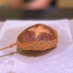 椎茸肉詰め(串揚げ処 gaku)