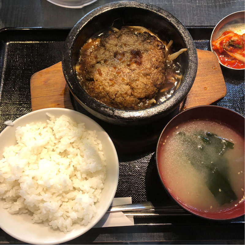 ハンバーグ(日本焼肉党 浅草橋西口店)