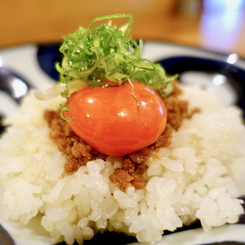 肉味噌玉子かけごはん(おでんばる Odenbar)