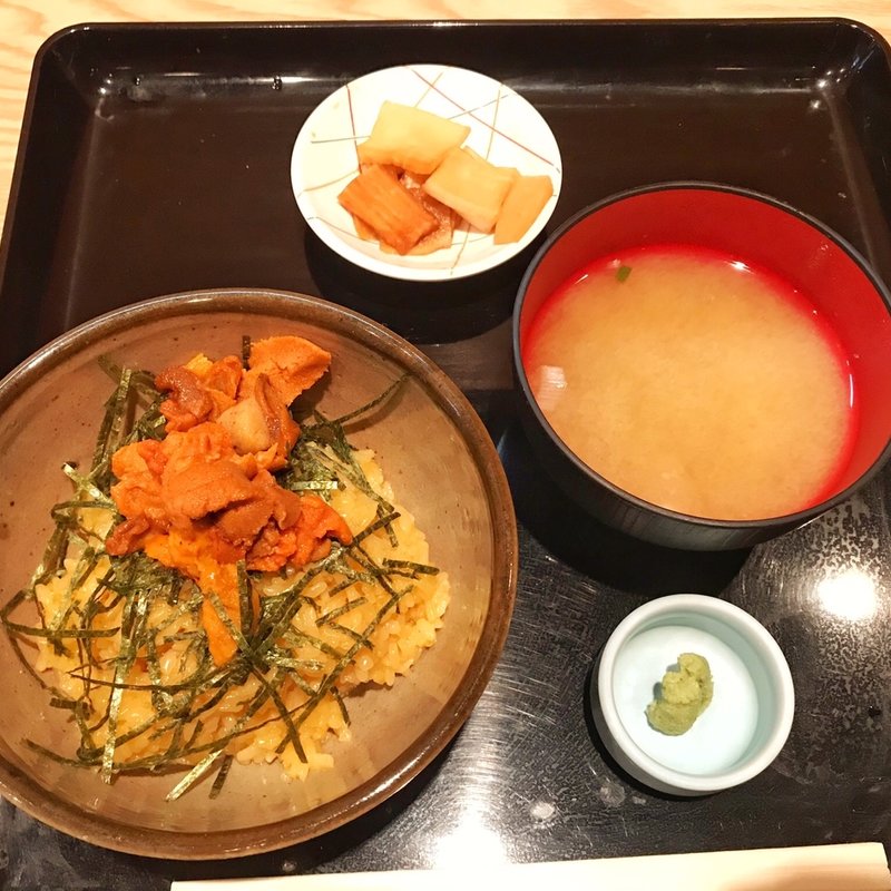 生雲丹丼定食(岩戸 銀座店)